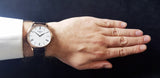 Buy Shop Tissot T Classic Tradition 5.5 Quartz White Dial Brown Leather Strap Watch For Men - T063.409.16.018.00 USA Online
