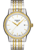 Buy Shop Tissot T Classic Carson Quartz White Dial Two Tone Steel Strap Watch for Men - T085.410.22.011.00 USA Online