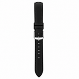 Buy Shop Michele Serein Silver Dial Black Leather Strap Watch for Women - MWW21B000011 USA Online