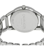 Buy Shop Calvin Klein Stately White Dial Silver Steel Strap Watch for Women - K3G23126 USA Online