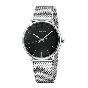 Buy Shop Calvin Klein High Noon Black Dial Silver Mesh Bracelet Watch for Men - K8M21121 USA Online