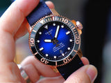 Buy Shop Tissot Seastar 1000 Powermatic 80 Blue Dial Blue Nylon Strap Watch for Men - T120.407.37.041.00 USA Online