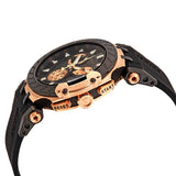 Buy Shop Tissot T Race Chronograph Black Dial Black Silicone Strap Watch For Men - T115.417.37.051.00 USA Online