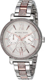 Buy Shop Michael Kors Sofie Chronograph White Dial Two Tone Steel Strap Watch For Women - MK4353 USA Online