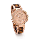 Buy Shop Michael Kors Parker Gold Dial Two Tone Steel Strap Watch for Women - MK5841 USA Online