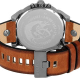 Buy Shop Diesel Mr Daddy 2.0 Chronograph Black Dial Brown Leather Strap Watch For Men - DZ7332 USA Online