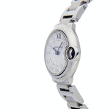 Buy Shop Cartier Ballon Bleu de Cartier Diamonds Silver Dial Silver Steel Strap Watch for Women - WE902073 USA Online