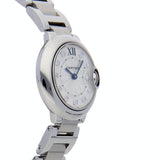 Buy Shop Cartier Ballon Bleu de Cartier Diamonds Silver Dial Silver Steel Strap Watch for Women - WE902073 USA Online