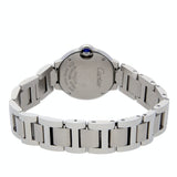 Buy Shop Cartier Ballon Bleu de Cartier Diamonds Silver Dial Silver Steel Strap Watch for Women - WE902073 USA Online