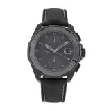 Buy Shop Tag Heuer Aquaracer Automatic Chronograph Special Edition Titanium Grey Dial Black Leather Strap Watch for Men - CAY218B.FC6370 USA Online