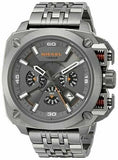 Buy Shop Diesel BAMF Chronograph Gray Dial Gray Steel Strap Watch For Men - DZ7344 USA Online