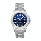 Buy Shop Breitling Colt Automatic 44mm Blue Dial Silver Steel Strap Mens Watch - A1738811/C906/173A USA Online