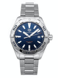 Buy Shop Tag Heuer Aquaracer Blue Dial Silver Steel Strap Watch for Men - WBD1112.BA0928 USA Online