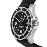 Buy Shop Breitling Superocean II 44mm Black Dial Black Rubber Strap Watch for Men - A17367D71B1S2 USA Online