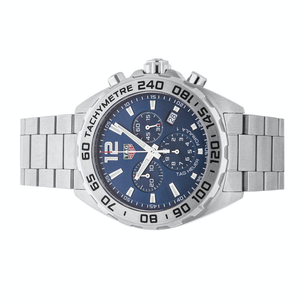 Buy Shop Tag Heuer Formula 1 Chronograph Blue Dial Silver Steel Strap Watch for Men - CAZ101K.BA0842 USA Online