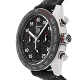 Buy Shop Tag Heuer Carrera Porsche Chronograph Special Edition Black Dial Black Leather Strap Watch for Men - CBN2A1F.FC6492 USA Online