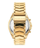 Buy Shop Michael Kors Berkley Chronograph Black Dial Gold Steel Strap Watch For Women - MK7414 USA Online