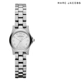 Buy Shop Marc Jacobs Henry Dinky Silver Dial Silver Steel Strap Watch for Women - MBM3198 USA Online