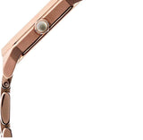 Buy Shop Emporio Armani Giola White Mother of Pearl Dial Rose Gold Steel Strap Watch For Women - AR11147 USA Online