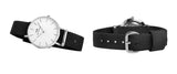 Buy Shop Daniel Wellington Classic Petite Cornwall White Dial Black NATO Strap Watch For Women - DW00100254 USA Online