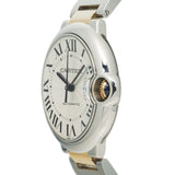 Buy Shop Cartier Ballon Bleu de Cartier Silver Dial Two Tone Steel Strap Watch for Women - W2BB0030 USA Online