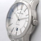 Maurice Lacroix Pontos Date Automatic Silver Dial Silver Steel Strap Watch For Men - PT6148-SS002-130