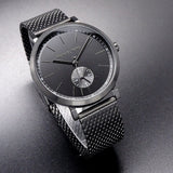 Buy Shop Michael Kors Irving Quartz Black Dial Black Mesh Bracelet Watch For Men - MK8742 USA Online