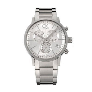 Buy Shop Calvin Klein Post Minimal White Dial Silver Steel Strap Watch for Men - K7627126 USA Online