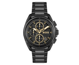 Hugo Boss Volane Black Dial Black Steel Strap Watch for Men - 1513950