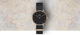 Buy Shop Daniel Wellington Classic Petite Cornwall Black Dial Black NATO Strap Watch For Women - DW00100215 USA Online
