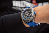 Buy Shop Breitling Endurance Pro Ironman World Championship Grey Dial Blue Rubber Strap Watch for Men - E823103A1M1S1 USA Online