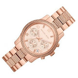 Buy Shop Michael Kors Runway Gold Dial Gold Steel Strap Watch for Women - MK5827 USA Online