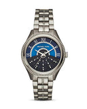 Buy Shop Michael Kors Lauryn Blue Dial Silver Steel Strap Watch for Women - MK3720 USA Online