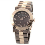 Buy Shop Marc Jacobs Amy Grey Dial Two Tone Steel Strap Watch for Women - MBM3195 USA Online