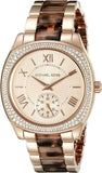 Buy Shop Michael Kors Bryn Rose Gold Dial Two Tone Steel Strap Watch For Women - MK6276 USA Online