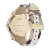 Buy Shop Burberry The City White Dial White Leather Strap Watch for Women - BU9015 USA Online