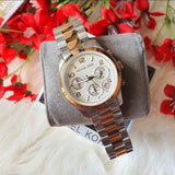 Buy Shop Michael Kors Runway Silver Dial Two Tone Steel Strap Watch for Women - MK5315 USA Online