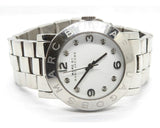 Buy Shop Marc Jacobs Amy White Dial Silver Steel Strap Watch for Women - MBM3054 USA Online