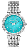 Buy Shop Michael Kors Darci Mother of Pearl Blue Dial Silver Steel Strap Watch for Women - MK3515 USA Online