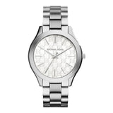 Buy Shop Michael Kors Runway Silver Dial Silver Stainless Steel Strap Watch for Women - MK3371 USA Online