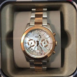 Buy Shop Fossil Perfect Boyfriend Mother of Pearl Dial Two Tone Steel Strap Watch for Women - ES4135 USA Online