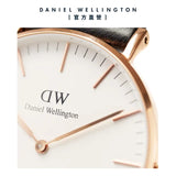 Buy Shop Daniel Wellington Classic Sheffield White Dial Black Leather Strap Watch For Men - DW00100007 USA Online