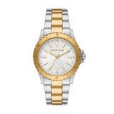 Buy Shop Michael Kors Everest Three Hand Silver Dial Two Tone Steel Strap Watch For Men - MK9141 USA Online