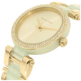 Buy Shop Michael Kors Delray Rose Gold Dial Two Tone Steel Strap Watch for Women - MK4317 USA Online