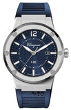 Salvatore Ferragamo F-80 Blue Dial Blue Rubber Strap Watch For Men - SFHY01022