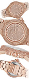 Buy Shop Michael Kors Camille Crystal Rose Gold Dial Rose Gold Steel Strap Watch for Women - MK5862 USA Online