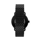 Buy Shop Emporio Armani Automatic Multifunction Black Dial Black Mesh Bracelet Watch For Men - AR60025 USA Online