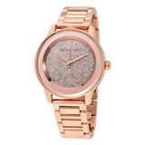 Buy Shop Michael Kors Kinley Rose Gold Dial Rose Gold Steel Strap Watch for Women - MK6210 USA Online