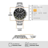 Buy Shop Michael Kors Everest Chronograph Black Dial Silver Steel Strap Watch For Men - MK8976 USA Online