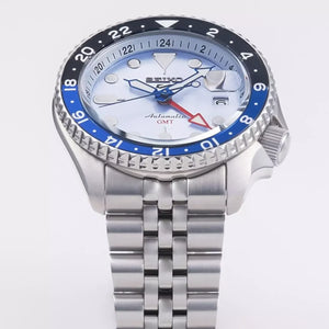 Buy Shop Seiko 5 Sports Automatic GMT SKX Sports Style Asia Exclusive Limited Edition Ice Blue Dial Silver Steel Strap Watch For Men - SSK029K1 USA Online